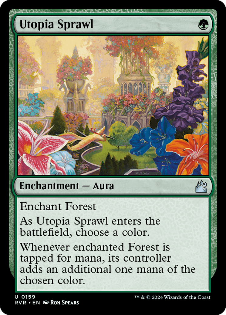 Utopia Sprawl [Ravnica Remastered] MTG Single Magic: The Gathering  | Multizone: Comics And Games