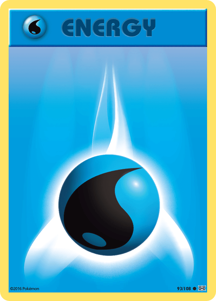 Water Energy (93/108) [XY: Evolutions] Pokemon Single Pokémon  | Multizone: Comics And Games