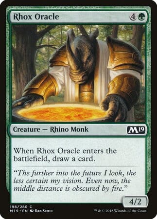 Rhox Oracle [Core Set 2019] MTG Single Magic: The Gathering  | Multizone: Comics And Games