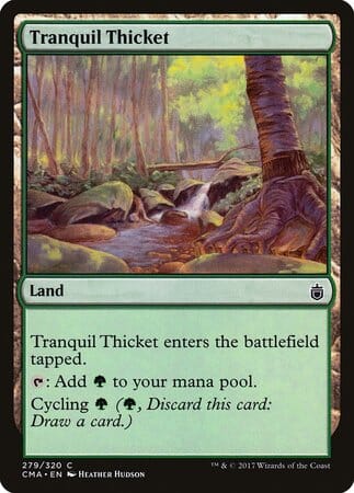 Tranquil Thicket [Commander Anthology] MTG Single Magic: The Gathering  | Multizone: Comics And Games