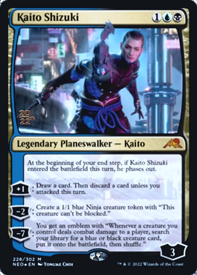 Kaito Shizuki [Kamigawa: Neon Dynasty Prerelease Promos] MTG Single Magic: The Gathering  | Multizone: Comics And Games