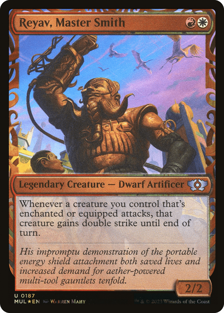 Reyav, Master Smith (Halo Foil) [Multiverse Legends] MTG Single Magic: The Gathering  | Multizone: Comics And Games