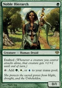 Noble Hierarch [Conflux] MTG Single Magic: The Gathering  | Multizone: Comics And Games