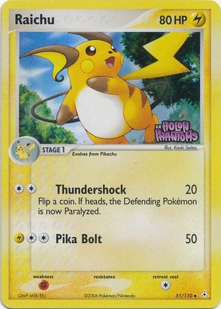 Raichu (51/110) (Stamped) [EX: Holon Phantoms] Pokemon Single Pokémon  | Multizone: Comics And Games