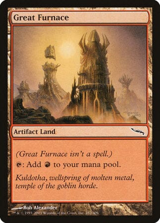 Great Furnace [Mirrodin] MTG Single Magic: The Gathering  | Multizone: Comics And Games