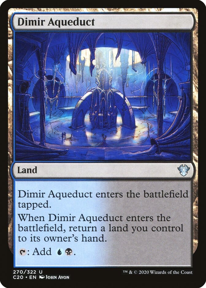 Dimir Aqueduct [Commander 2020] MTG Single Magic: The Gathering  | Multizone: Comics And Games