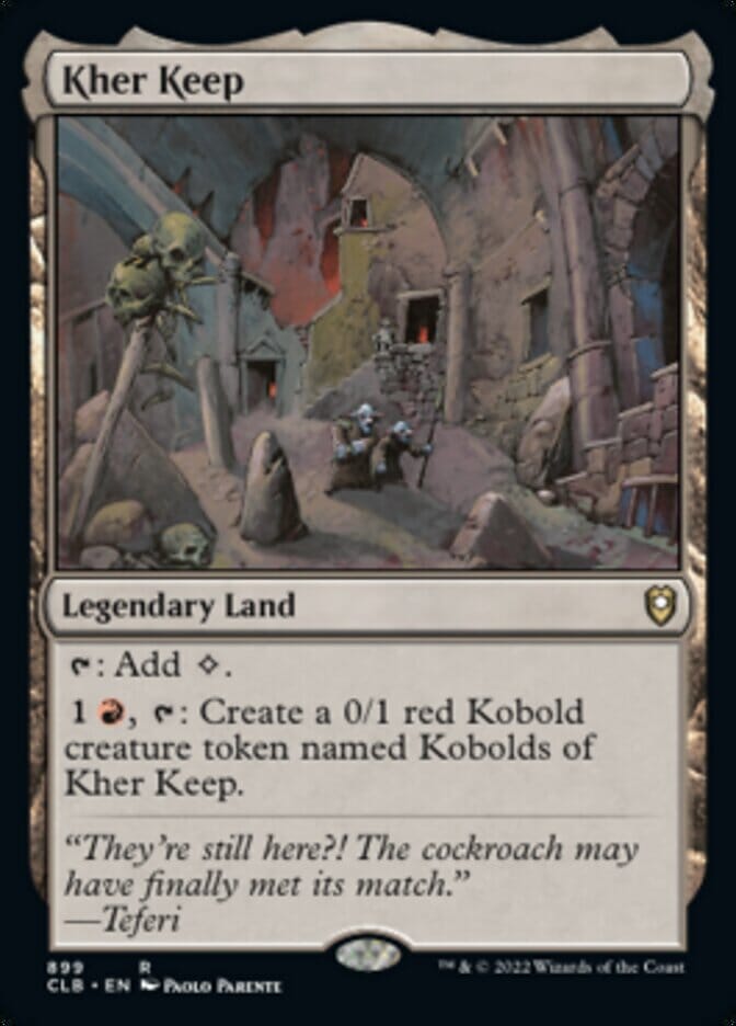 Kher Keep [Commander Legends: Battle for Baldur's Gate] MTG Single Magic: The Gathering  | Multizone: Comics And Games