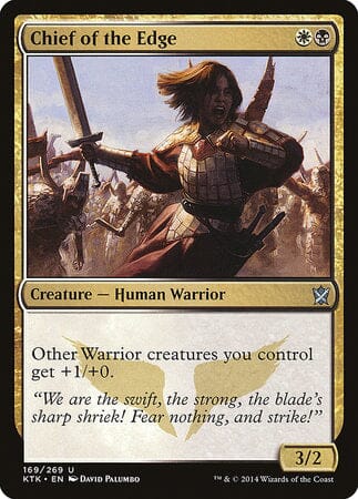 Chief of the Edge [Khans of Tarkir] MTG Single Magic: The Gathering  | Multizone: Comics And Games