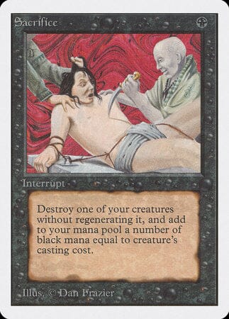 Sacrifice [Unlimited Edition] MTG Single Magic: The Gathering  | Multizone: Comics And Games