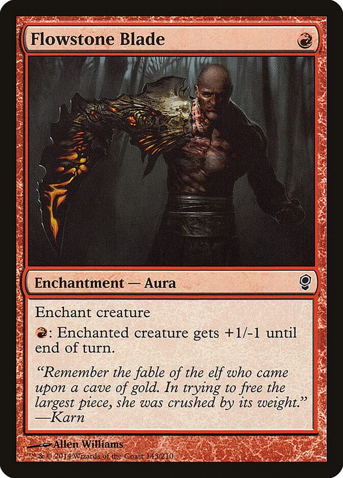 Flowstone Blade [Conspiracy] MTG Single Magic: The Gathering  | Multizone: Comics And Games