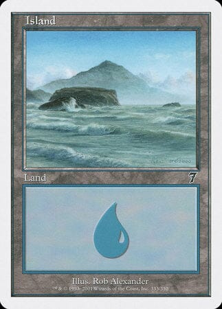 Island (333) [Seventh Edition] MTG Single Magic: The Gathering  | Multizone: Comics And Games