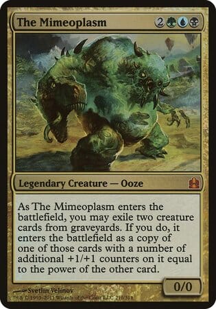 The Mimeoplasm (Oversized) [Commander 2011 Oversized] MTG Single Magic: The Gathering  | Multizone: Comics And Games