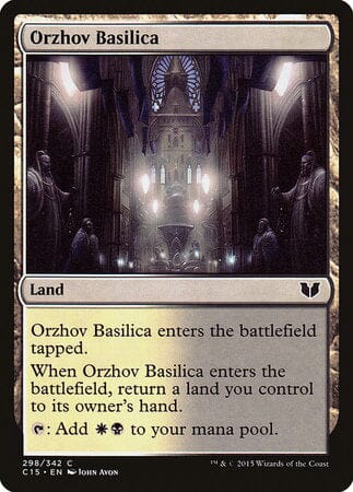 Orzhov Basilica [Commander 2015] MTG Single Magic: The Gathering  | Multizone: Comics And Games
