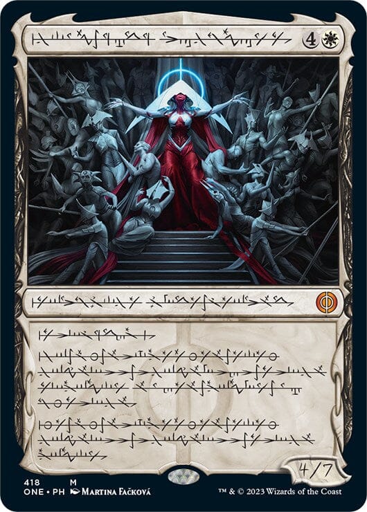 Elesh Norn, Mother of Machines (Phyrexian Step-and-Compleat Foil) [Phyrexia: All Will Be One] MTG Single Magic: The Gathering  | Multizone: Comics And Games