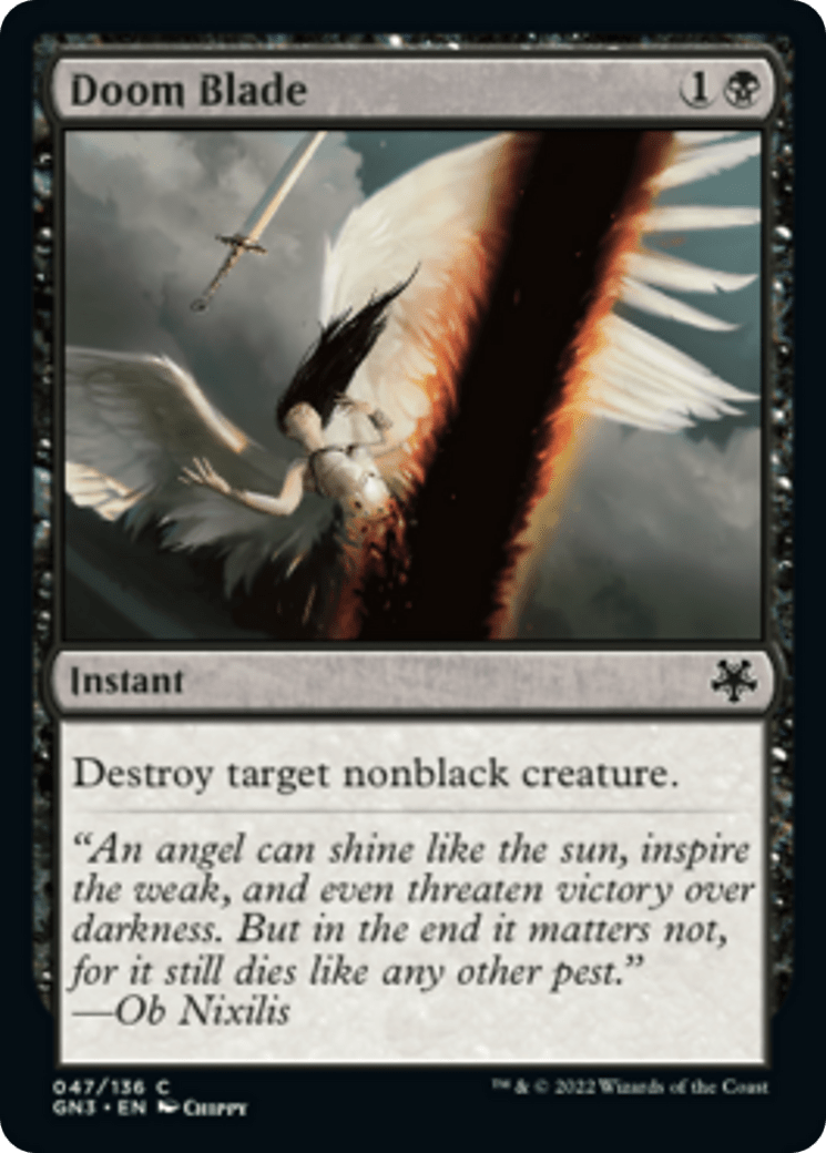 Doom Blade [Game Night: Free-for-All] MTG Single Magic: The Gathering  | Multizone: Comics And Games