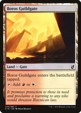 Boros Guildgate [Commander 2019] MTG Single Magic: The Gathering  | Multizone: Comics And Games