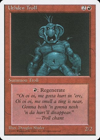Uthden Troll [Fourth Edition] MTG Single Magic: The Gathering  | Multizone: Comics And Games