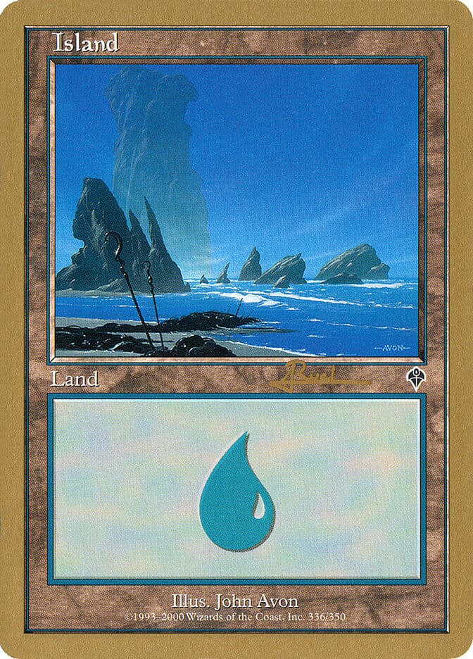 Island (ar336) (Antoine Ruel) [World Championship Decks 2001] MTG Single Magic: The Gathering  | Multizone: Comics And Games