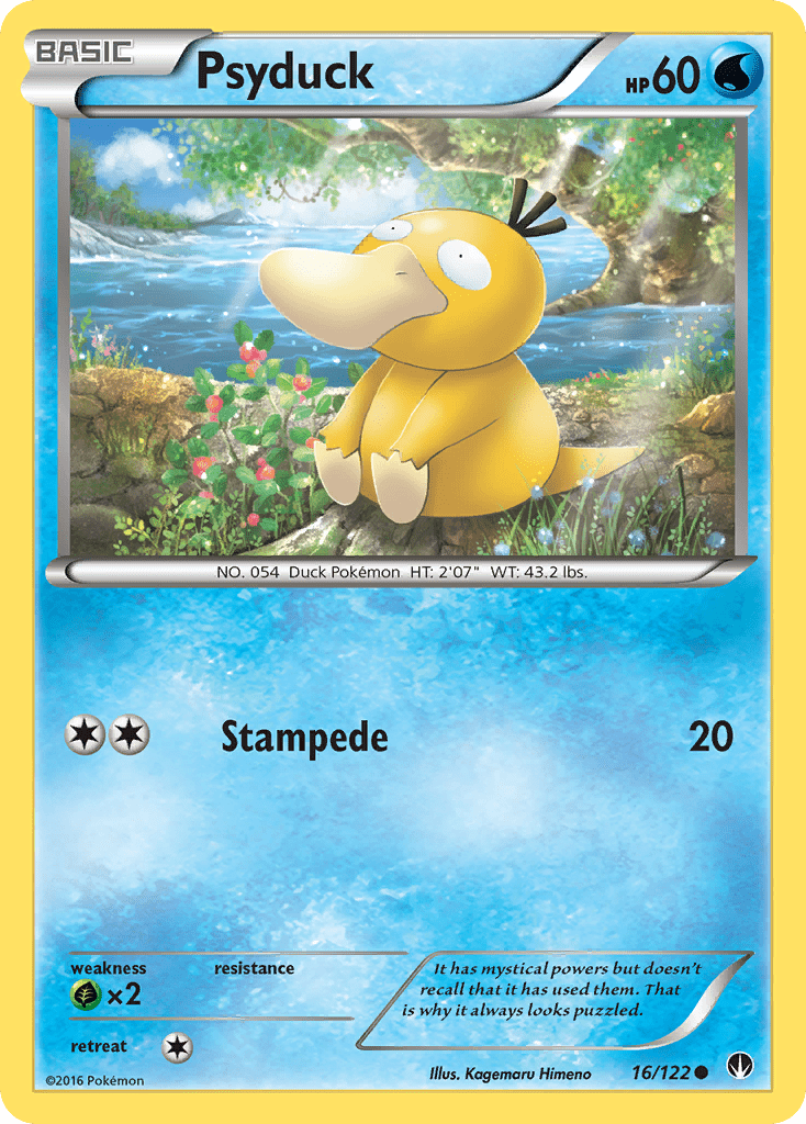 Psyduck (16/122) [XY: BREAKpoint] Pokemon Single Pokémon  | Multizone: Comics And Games