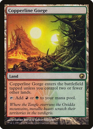 Copperline Gorge [Scars of Mirrodin] MTG Single Magic: The Gathering  | Multizone: Comics And Games