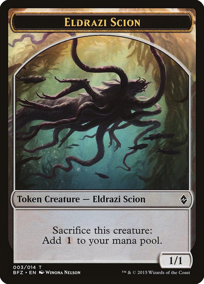 Eldrazi Scion (003/014) [Battle for Zendikar Tokens] MTG Single Magic: The Gathering  | Multizone: Comics And Games