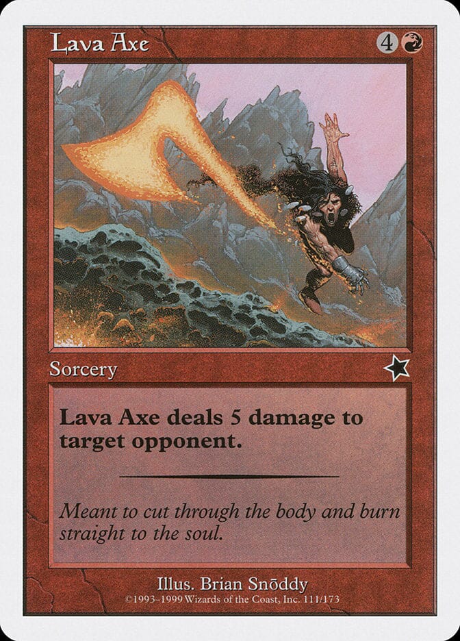 Lava Axe [Starter 1999] MTG Single Magic: The Gathering  | Multizone: Comics And Games