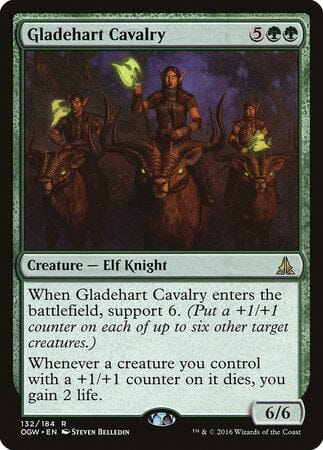 Gladehart Cavalry [Oath of the Gatewatch] MTG Single Magic: The Gathering  | Multizone: Comics And Games