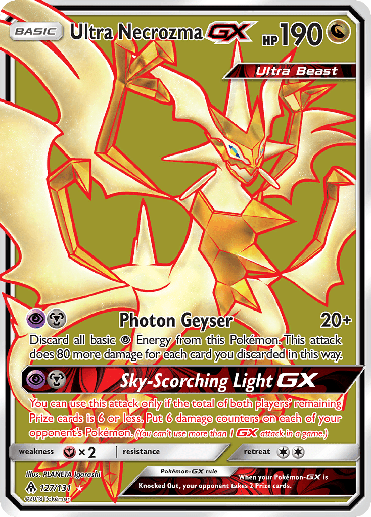 Ultra Necrozma GX (127/131) [Sun & Moon: Forbidden Light] Pokemon Single Pokémon  | Multizone: Comics And Games