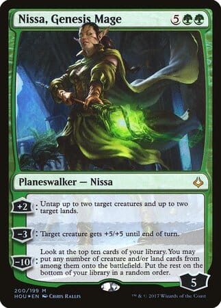 Nissa, Genesis Mage [Hour of Devastation] MTG Single Magic: The Gathering  | Multizone: Comics And Games