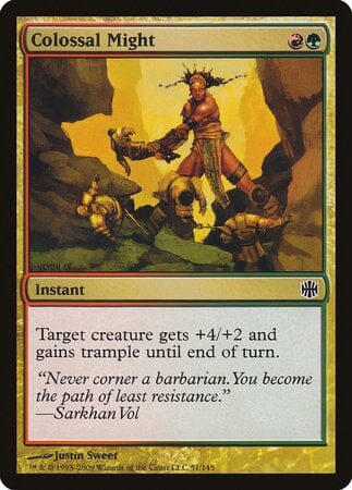 Colossal Might [Alara Reborn] MTG Single Magic: The Gathering  | Multizone: Comics And Games