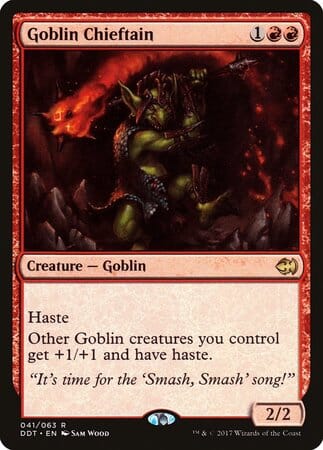 Goblin Chieftain [Duel Decks: Merfolk vs. Goblins] MTG Single Magic: The Gathering  | Multizone: Comics And Games