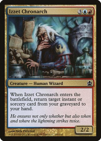 Izzet Chronarch [Commander 2011] MTG Single Magic: The Gathering  | Multizone: Comics And Games