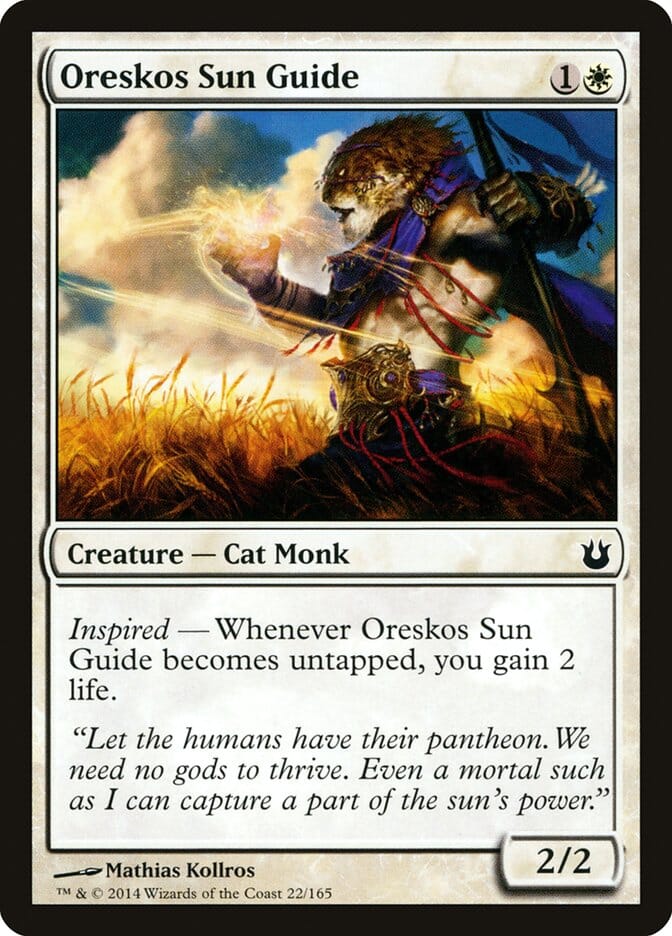 Oreskos Sun Guide [Born of the Gods] MTG Single Magic: The Gathering  | Multizone: Comics And Games