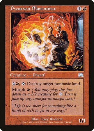 Dwarven Blastminer [Onslaught] MTG Single Magic: The Gathering  | Multizone: Comics And Games