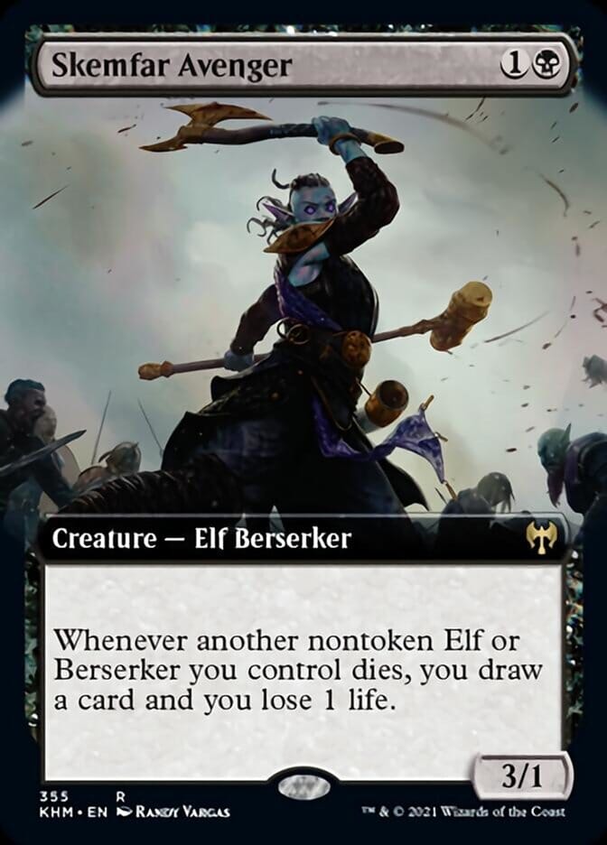 Skemfar Avenger (Extended Art) [Kaldheim] MTG Single Magic: The Gathering  | Multizone: Comics And Games