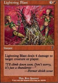 Lightning Blast [Seventh Edition] MTG Single Magic: The Gathering  | Multizone: Comics And Games