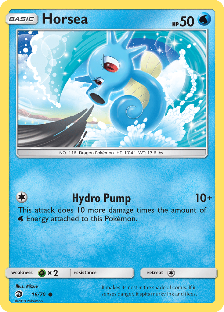 Horsea (16/70) [Sun & Moon: Dragon Majesty] Pokemon Single Pokémon  | Multizone: Comics And Games