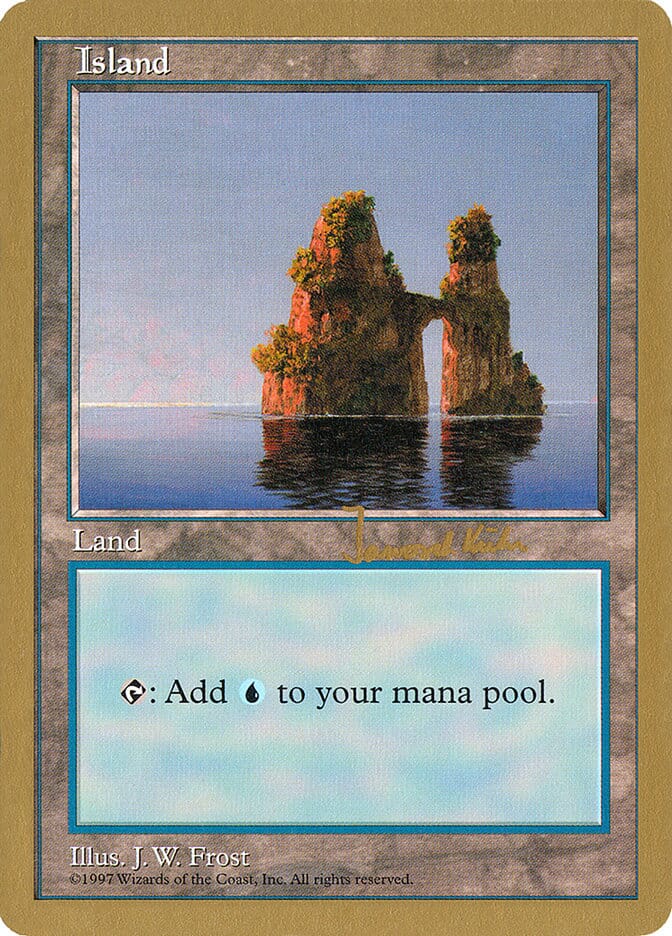 Island (jk436) (Janosch Kuhn) [World Championship Decks 1997] MTG Single Magic: The Gathering  | Multizone: Comics And Games