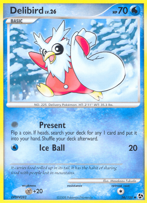 Delibird (36/106) [Diamond & Pearl: Great Encounters] Pokemon Single Pokémon  | Multizone: Comics And Games