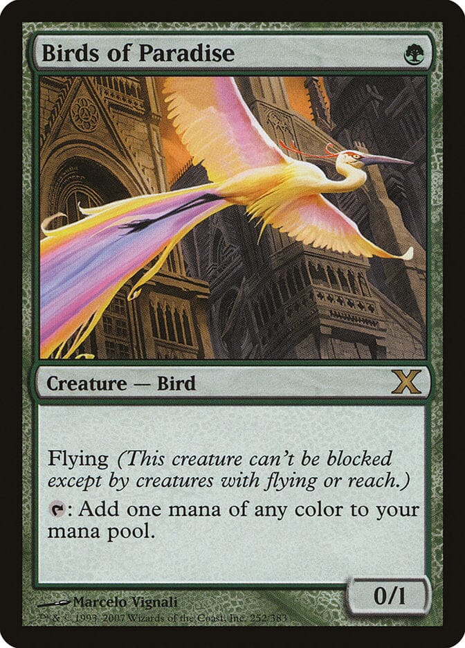 Birds of Paradise [Tenth Edition] MTG Single Magic: The Gathering  | Multizone: Comics And Games
