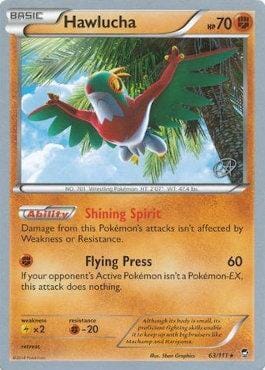 Hawlucha (63/111) (The Flying Hammer - Rowan Stavenow) [World Championships 2015] Pokemon Single Pokémon  | Multizone: Comics And Games