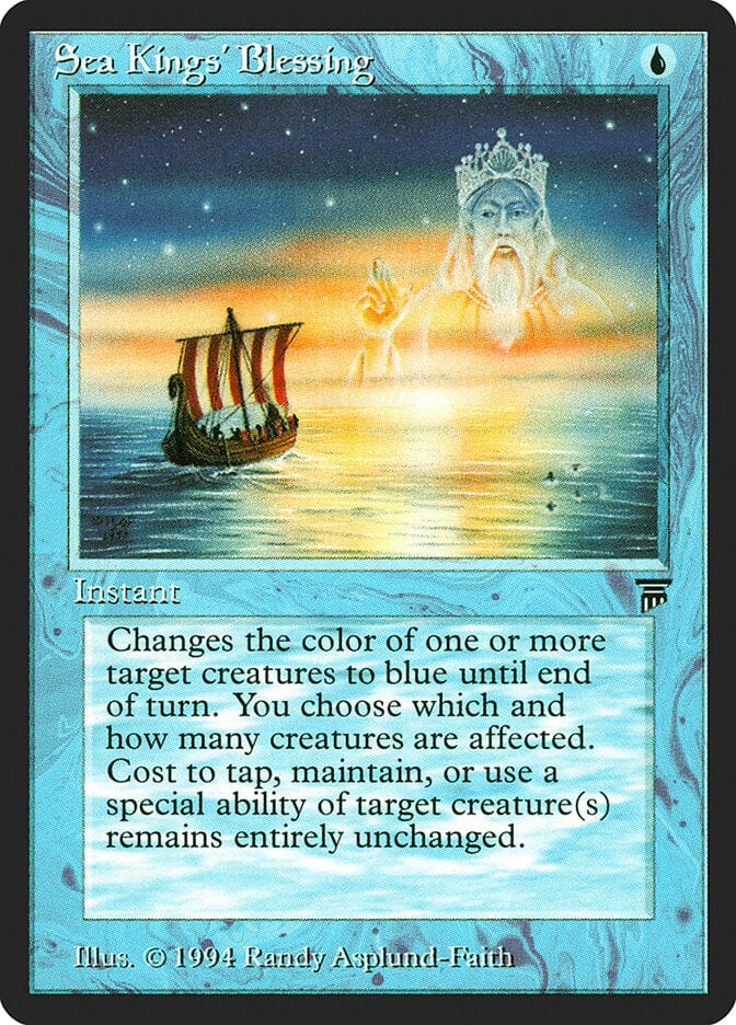 Sea Kings' Blessing [Legends] MTG Single Magic: The Gathering  | Multizone: Comics And Games