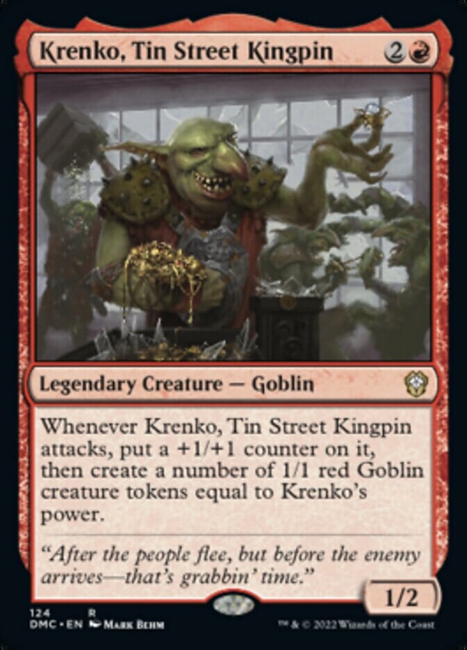 Krenko, Tin Street Kingpin [Dominaria United Commander] MTG Single Magic: The Gathering  | Multizone: Comics And Games