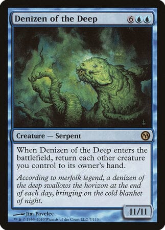 Denizen of the Deep [Duels of the Planeswalkers] MTG Single Magic: The Gathering  | Multizone: Comics And Games