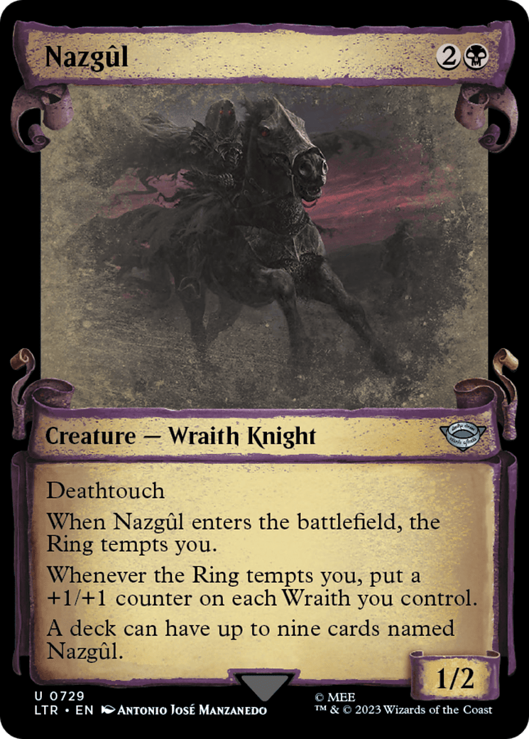 Nazgul (0729) [The Lord of the Rings: Tales of Middle-Earth Showcase Scrolls] MTG Single Magic: The Gathering  | Multizone: Comics And Games