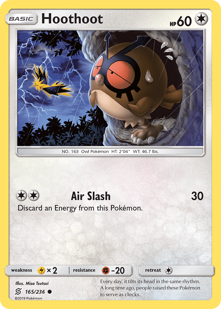 Hoothoot (165/236) [Sun & Moon: Unified Minds] Pokemon Single Pokémon  | Multizone: Comics And Games