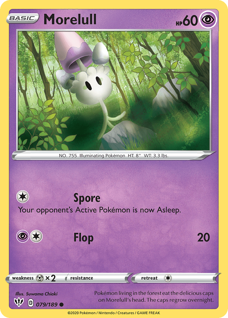 Morelull (079/189) [Sword & Shield: Darkness Ablaze] Pokemon Single Pokémon  | Multizone: Comics And Games