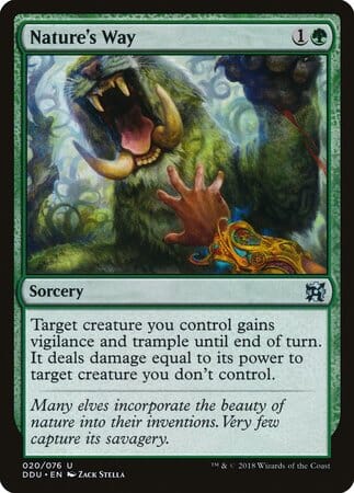 Nature's Way [Duel Decks: Elves vs. Inventors] MTG Single Magic: The Gathering  | Multizone: Comics And Games