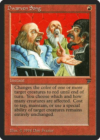 Dwarven Song [Legends] MTG Single Magic: The Gathering  | Multizone: Comics And Games
