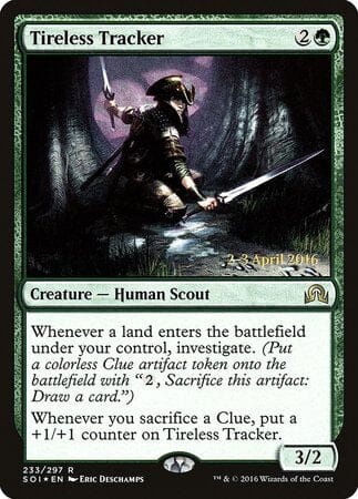 Tireless Tracker [Shadows over Innistrad Promos] MTG Single Magic: The Gathering  | Multizone: Comics And Games